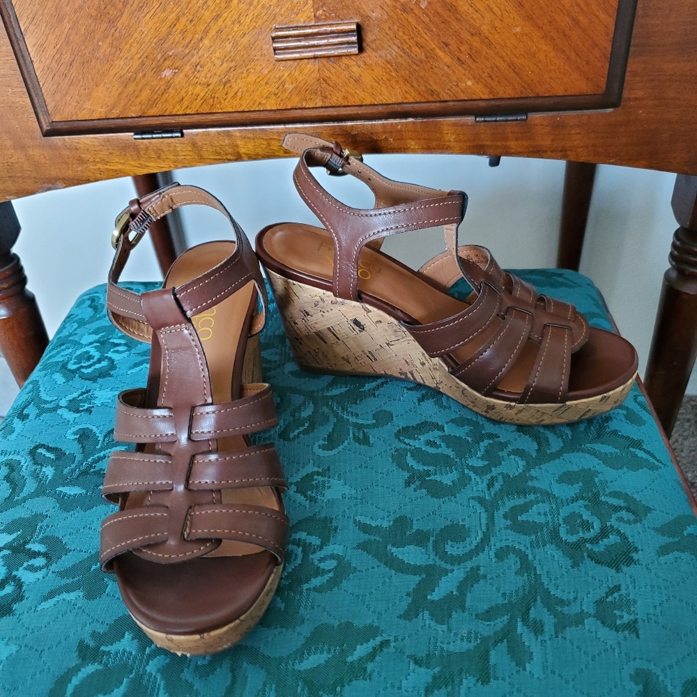 Franco Sarto wedge sandals